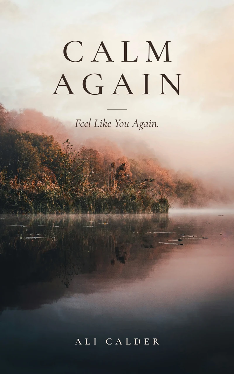 Calm Again, Digital Edition: a misty lake at dawn on the cover